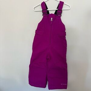 Columbia Purple Winter Overalls Insulated